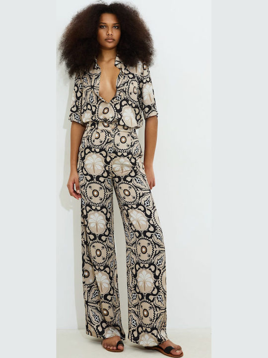 Women's Fabric Trousers in Regular Fit