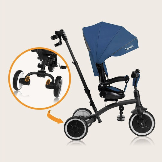 Lionelo Tris Wandelbar mit Elterngriff 3-in-1 für 9 Monate Grau