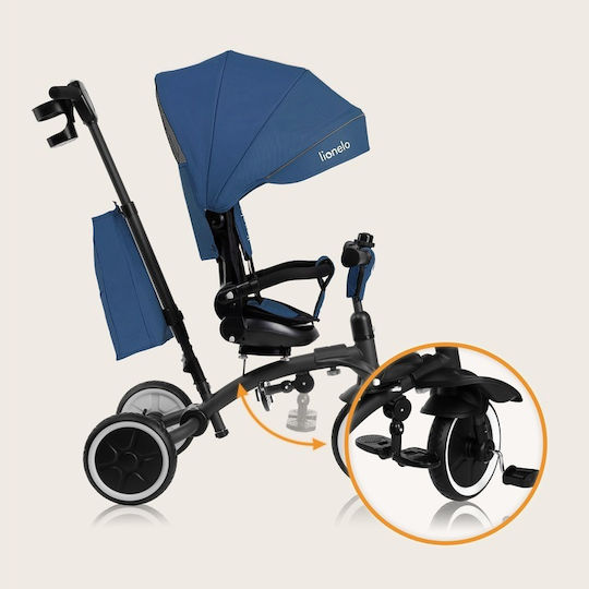 Lionelo Tris Wandelbar mit Elterngriff 3-in-1 für 9 Monate Grau