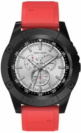 Smartwatch με SIM (Κόκκινο)
