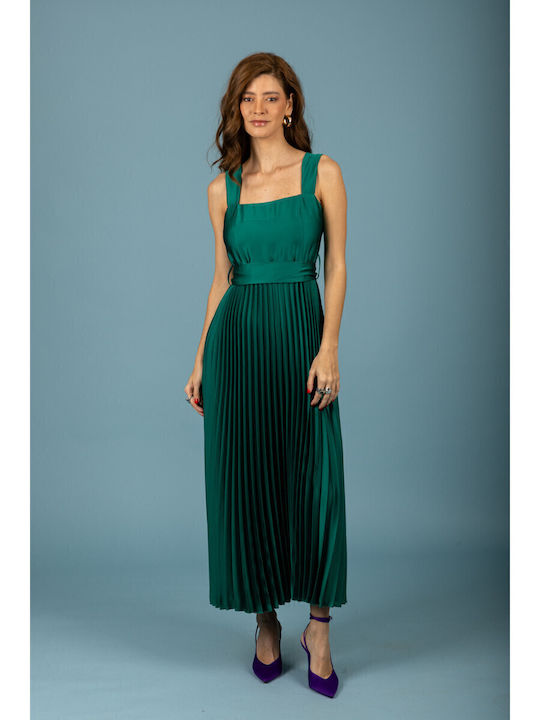 Summer Maxi Dress for Wedding / Christening Emerald