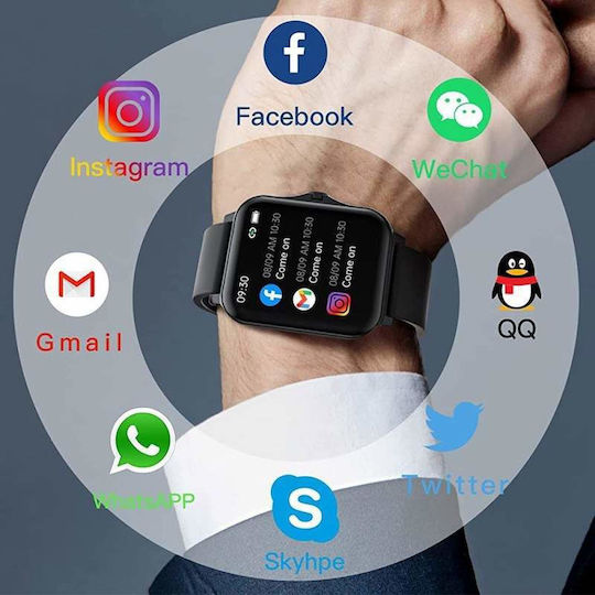 Smartwatch (Negru)