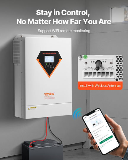 Vevor Hybrid Inverter Rated Power 6000W LWGPNKYTJ23038TOPV7