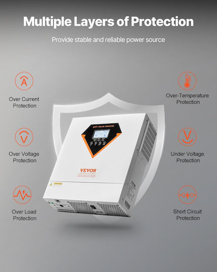 Vevor Hybrid Inverter Rated Power 3500W LWGPNKYTJ230DIY24V7