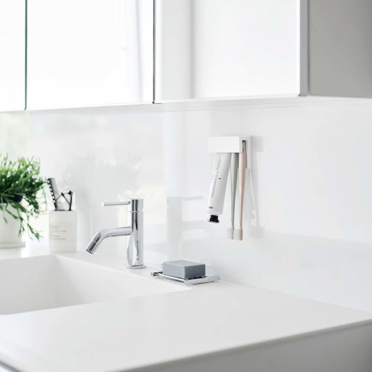Yamazaki Toothbrush Support Base Wallpaper Plastic White