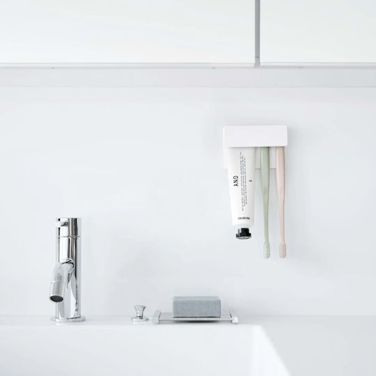 Yamazaki Toothbrush Support Base Wallpaper Plastic White