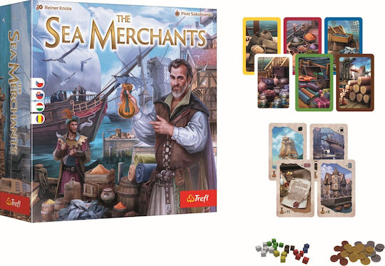 Joc de Societate Merchants At Sea pentru 2-4 Jucători 8+ Ani Trefl