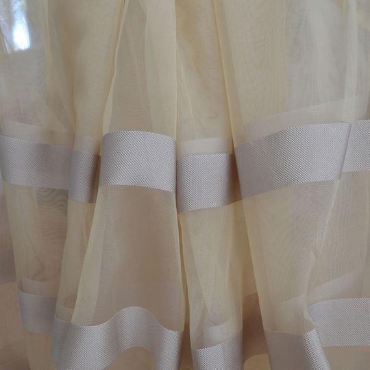Saray Home Beige Pencil Pleat Curtains 140x280cm