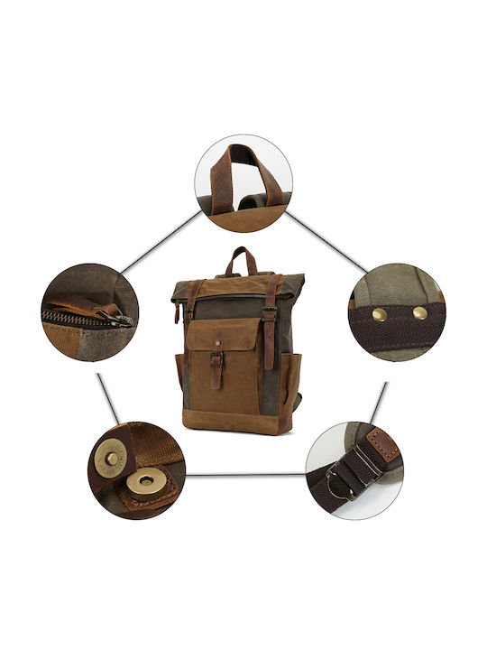 Jolar Backpack Αδιάβροχο 39lt Καφέ