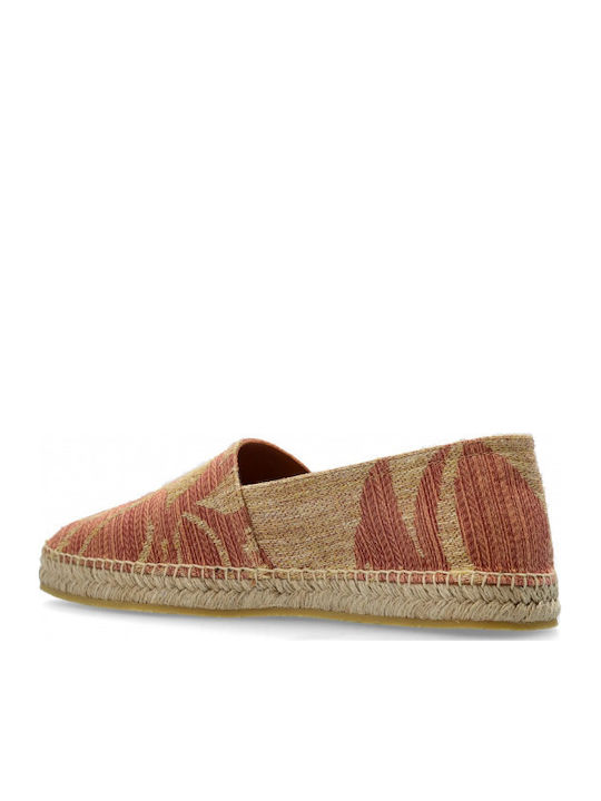 Stoff Herren Espadrilles in Rot Farbe
