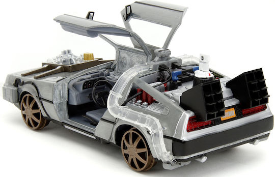 Jada Toys Back To The Future - Time Machine Model 4 Diecast Model (1/24) Όχημα Φιγούρα ύψους 20εκ. σε Κλίμακα 1:24