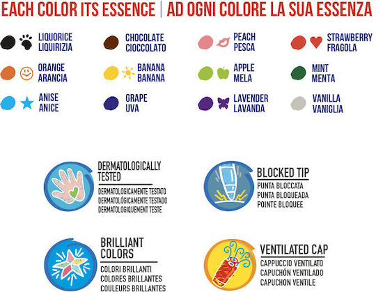 Carioca Perfume Scented Drawing Markers Set 30pcs