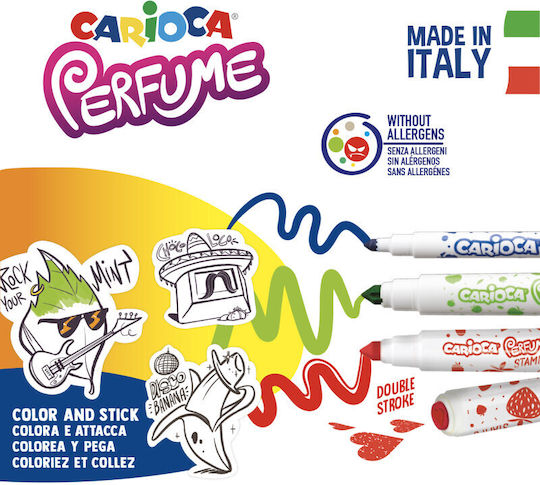 Carioca Perfume Scented Drawing Markers Set 30pcs