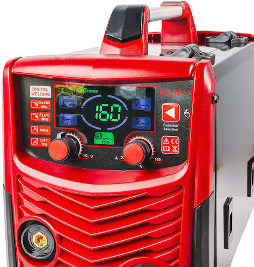 Raider Welding Machine Inverter MIG / MAG / TIG / MMA with Maximum Welding Current 160A and Duty Cycle 60%