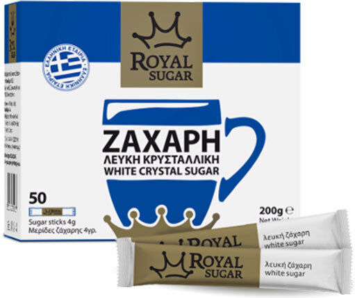 Royal Weißer Zucker kristallin 4gr 50 Sticks -> Stäbchen