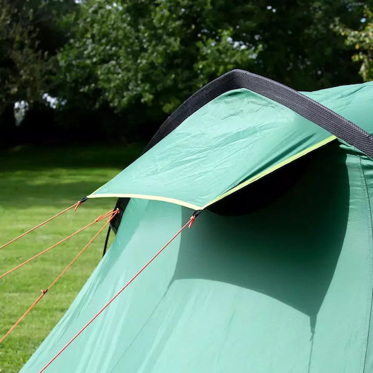 Coleman Chimney Rock 3 Plus Winter Camping Tent Tunnel Green with Double Cloth for 3 People 400x200x155cm