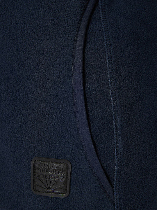 Ανδρική Ζακέτα Fleece Navy Μπλε