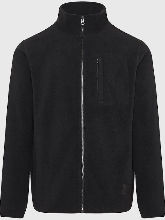 Ανδρική Ζακέτα Fleece Μαύρη