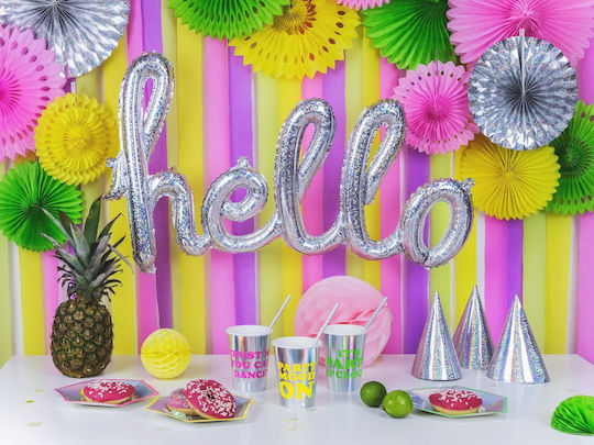 PartyDeco Paie De hârtie Iridescent - Iridescent 10buc