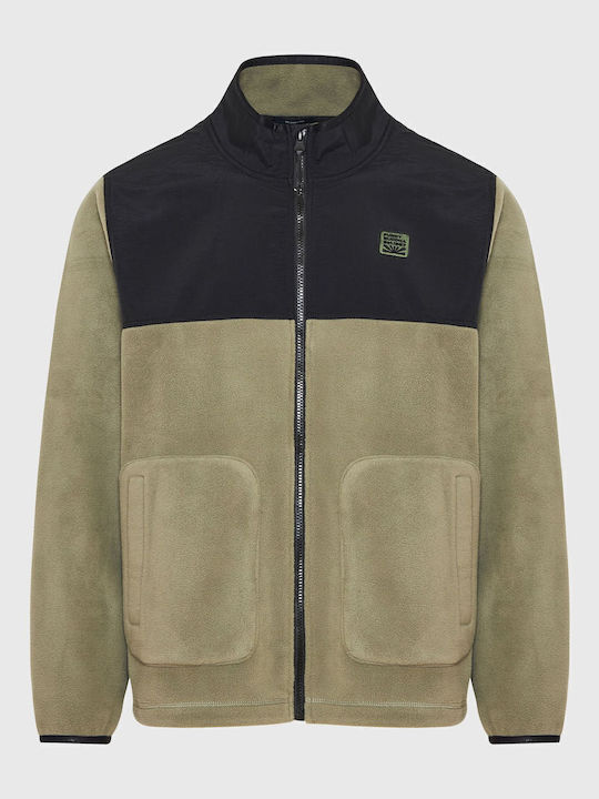 Ανδρική Ζακέτα Fleece Χακι
