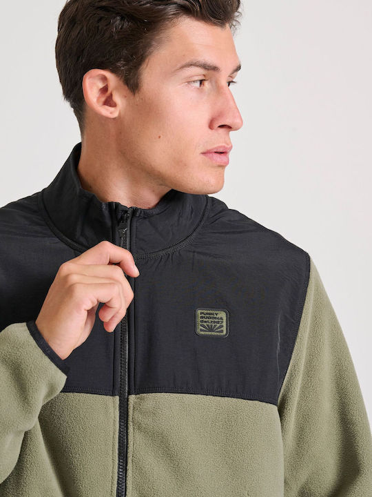 Ανδρική Ζακέτα Fleece Χακι