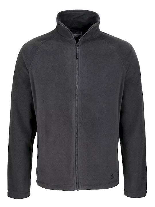 Men's Fleece Cardigan Gray
