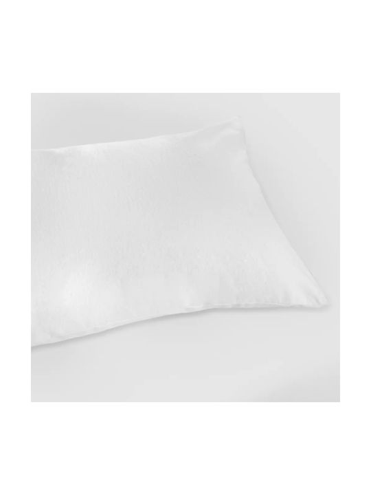 La Luna Bamboo Jersey Kissenbezug-Set Wasserdichte White 50x70cm.