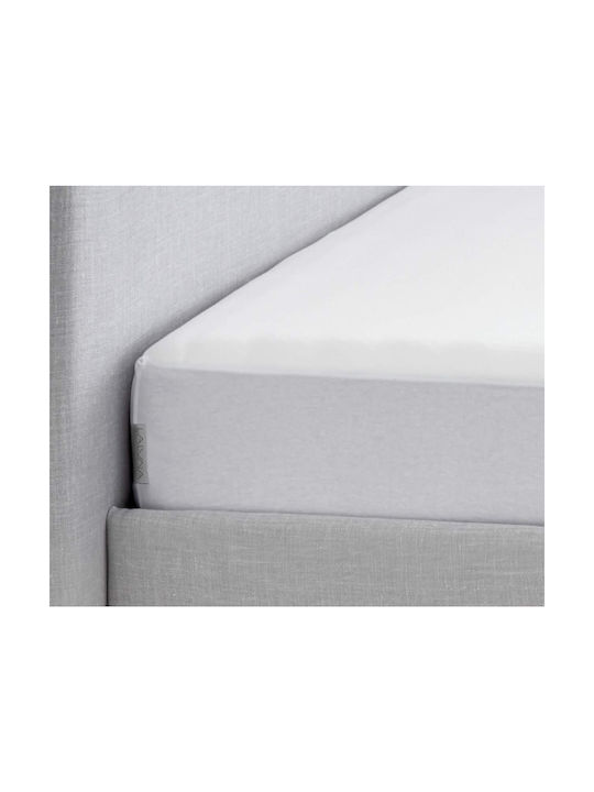 La Luna Bamboo Jersey Kissenbezug-Set Wasserdichte White 50x70cm.
