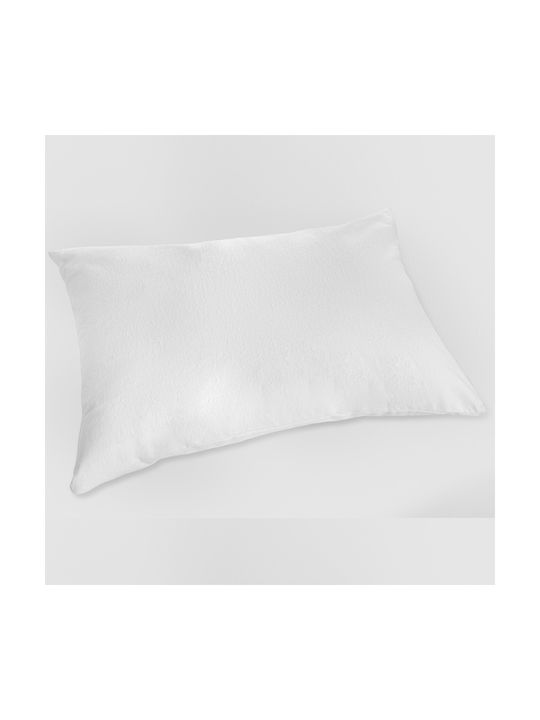 La Luna Bamboo Jersey Kissenbezug-Set Wasserdichte White 50x70cm.