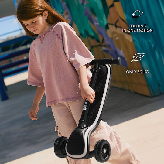 Kinderkraft Kids Scooter Foldable Raket 3-Wheel Black