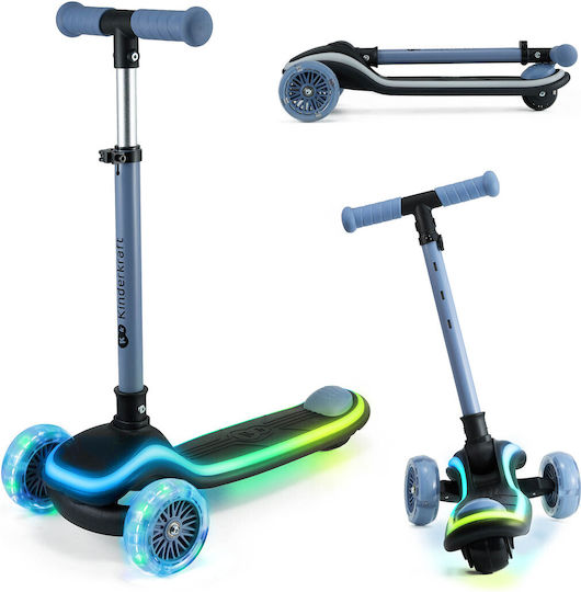 Kinderkraft Kids Scooter Foldable Raket 3-Wheel Blue