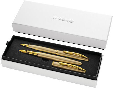 Pelikan JAZZ Комплект Химикалки Ballpoint Златист в комплект с химикалка null