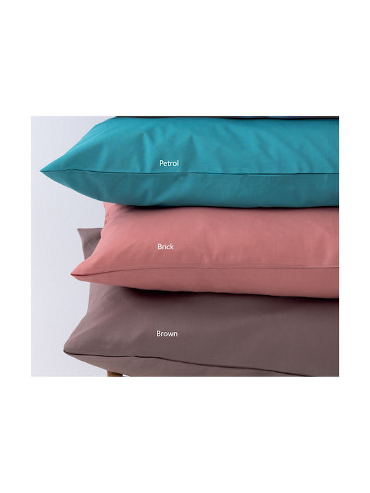 Palamaiki Etoile Pillowcase Set with Envelope Cover Petrol 52x72cm.
