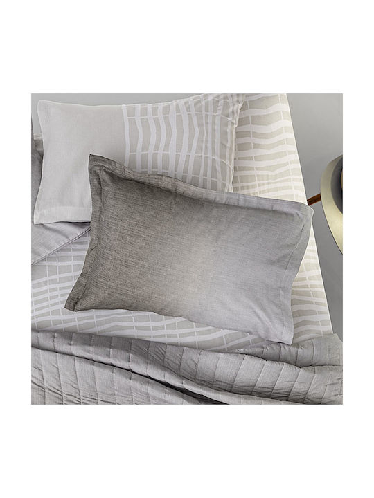 Guy Laroche Azzam Σετ Μαξιλαροθήκες Oxford Wenge 50x70εκ.