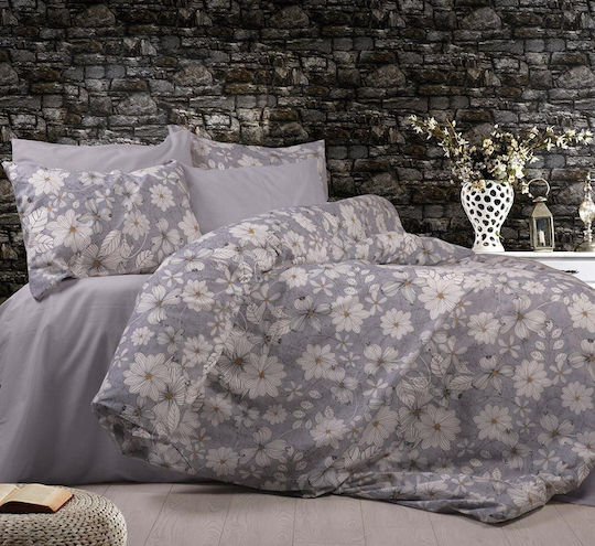 Dimcol Pillowcase with Envelope Cover Grey 426 50x70cm.