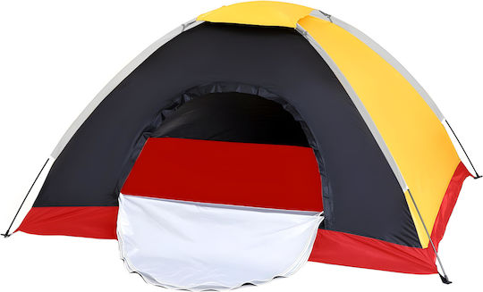 ArteLibre Ko Lipe Summer Camping Tent Igloo Yellow For 3 People 200x200x135cm