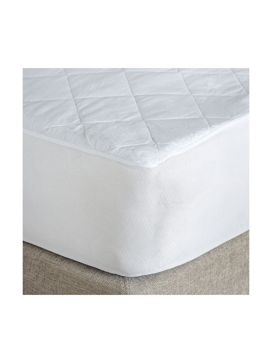 Palamaiki Quilted Σετ Μαξιλαροθήκες Καπιτονέ White 50x70εκ.