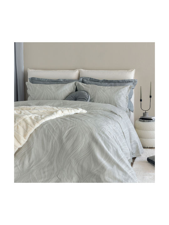 Palamaiki Pillowcase Set Oxford Gray 52x75cm.