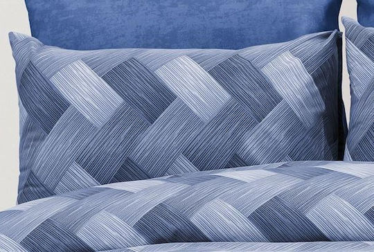 Dimcol Alcmene Pillowcase with Envelope Cover 454 Blue 50x70cm.