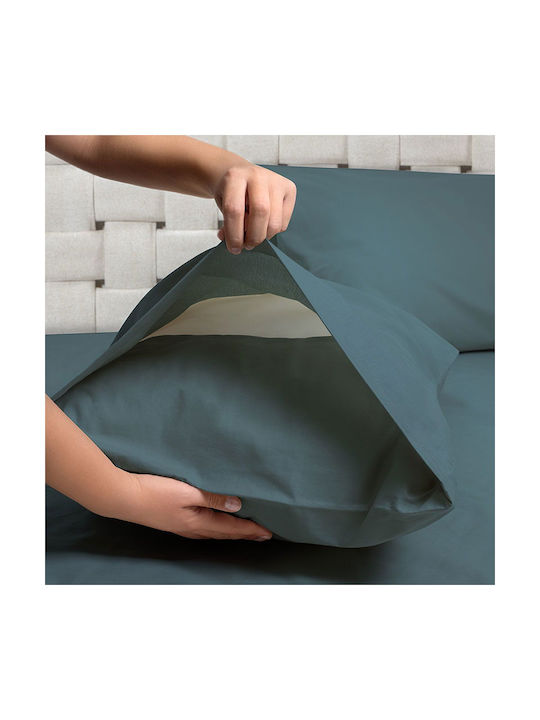 Bed&Bath Cotton Fresh Σετ Μαξιλαροθήκες N. Atlantic 52x78εκ.
