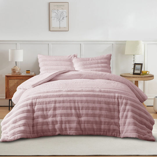 Liolios Home Volcano Σετ Μαξιλαροθήκες Amethyst 50x70εκ.