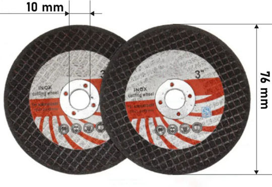 Τροχός Mini 76mm Ρεύματος 750W