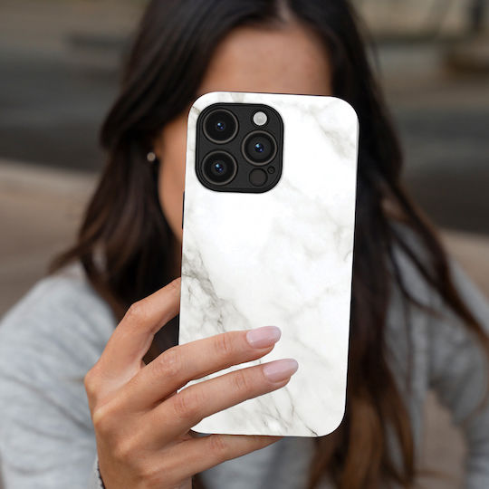 Sonique Marble Series Case for Motorola Moto G34 5G White