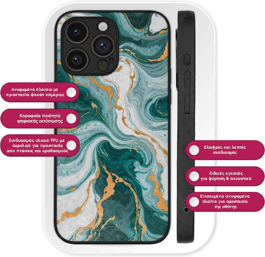 Sonique Marble Series Case for Motorola Edge 50 Fusion 5G Green 01