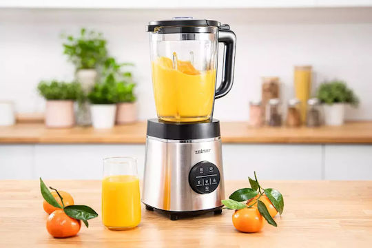Zelmer Μπλέντερ με Πλαστική Κανάτα 1.75 lt 1800W Γκρι