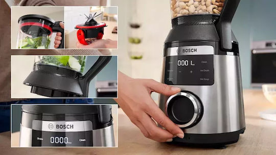 Bosch Serie 6 Блендери с Пластмасова Каната 2 л 1800W Сив