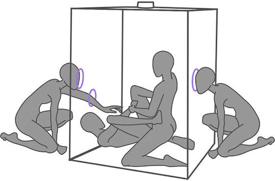 Kink BDSM Accessory σε Μωβ Χρώμα