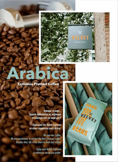 Velvet Coffee Espresso Kaffee Arabica Bohnen 1kg