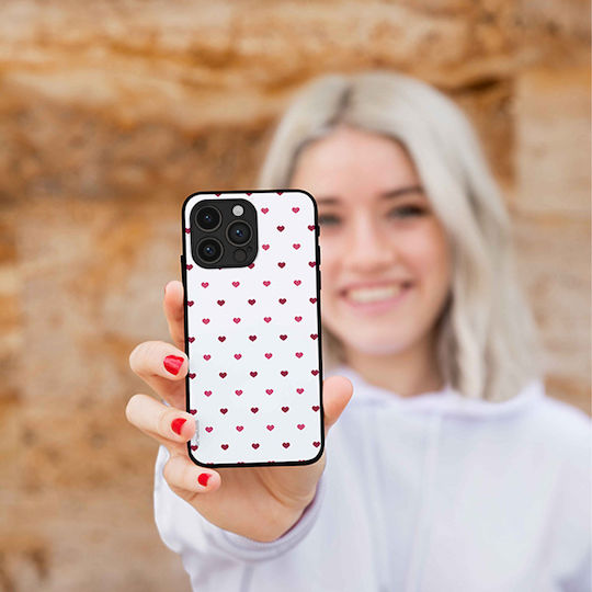 Sonique Heart Series Case for Motorola Moto G75 5G White 01