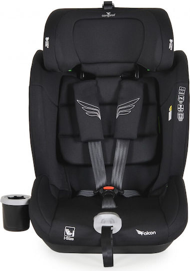 Cangaroo Falcon Καθισματάκι Αυτοκινήτου i-Size Pirate Black 9-36 kg